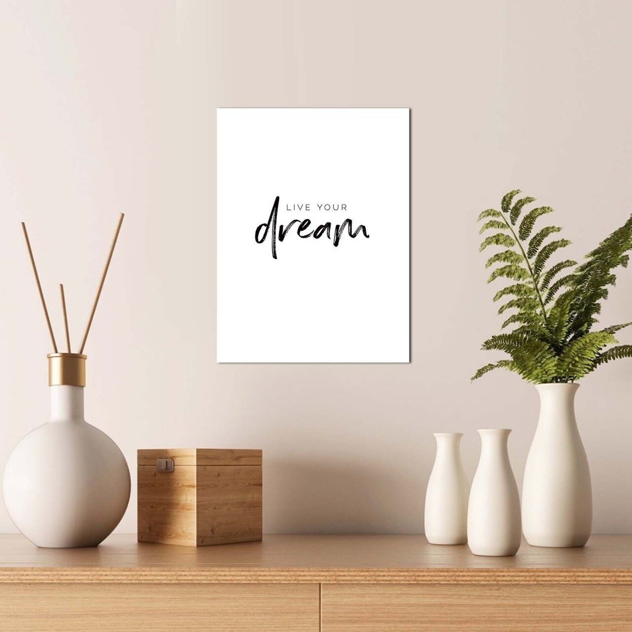 Tablou decorativ, Alpha Wall, Live your Dream, 30x40 cm - imagine 3